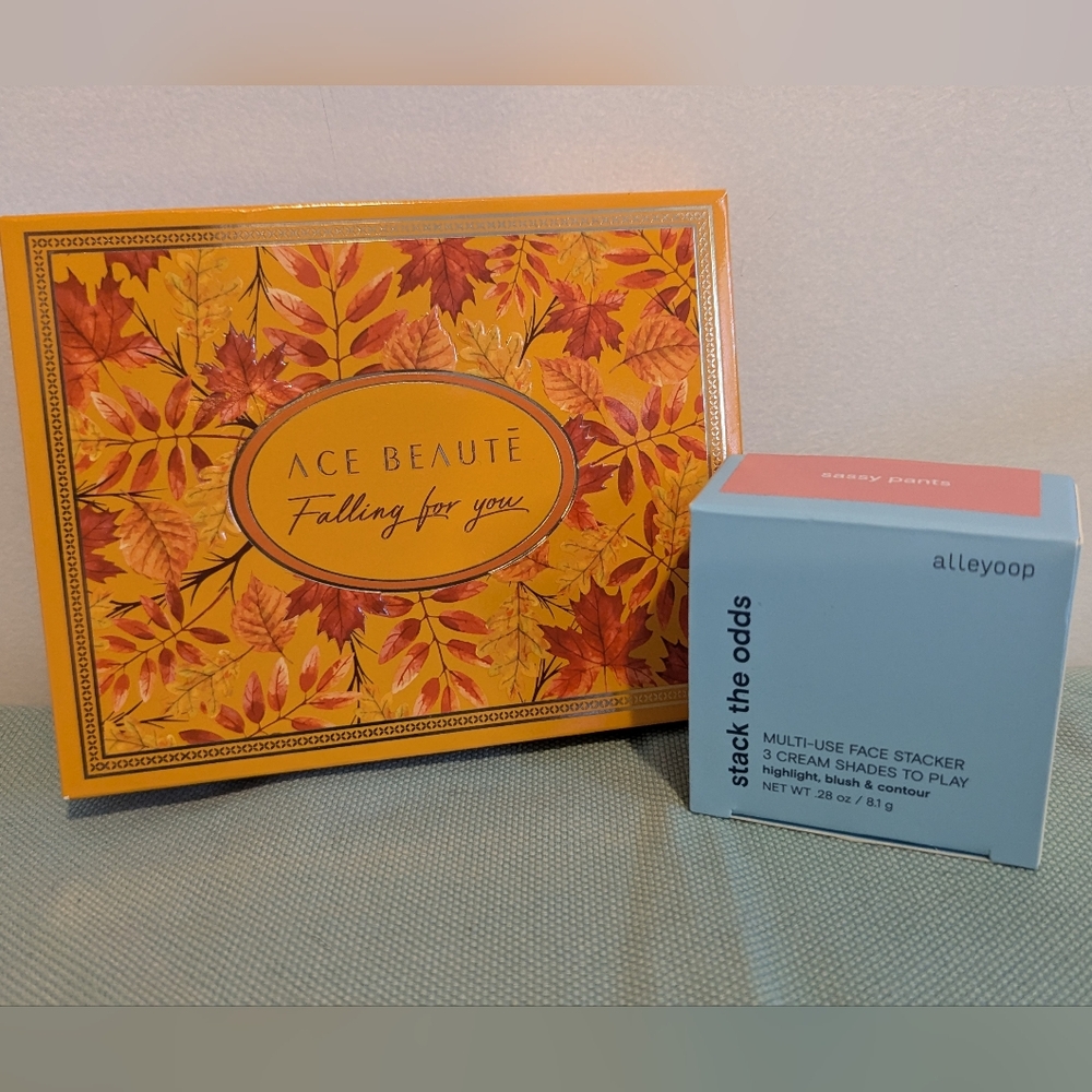 Ace Beauté Eyeshadow Palette and Alleyoop Face Stacker bundle
